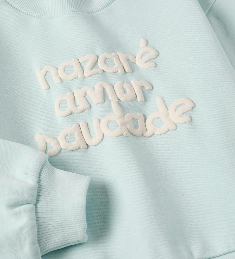 SUDADERA "NAZARÉ", AZUL CLARO