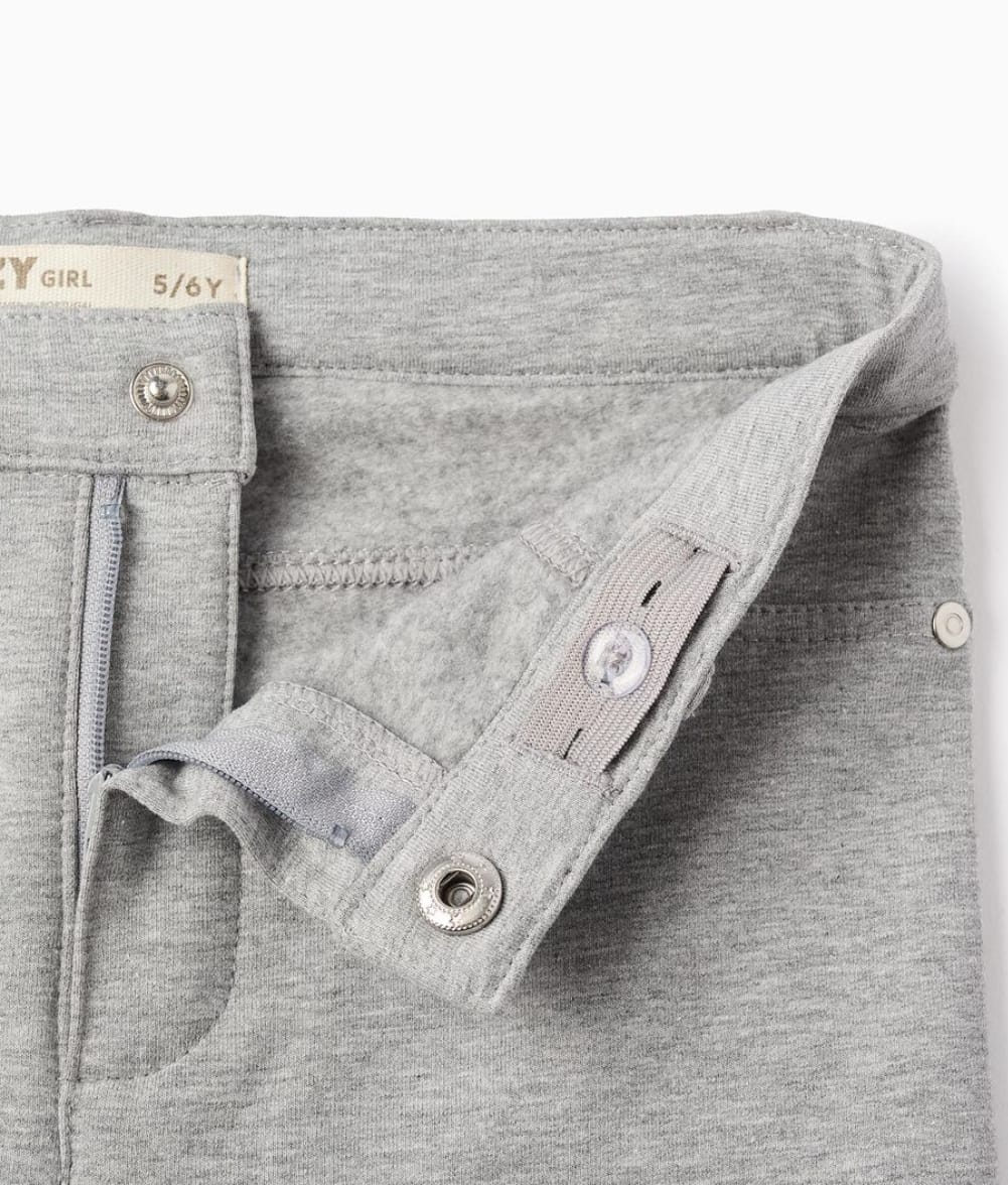 JEGGINGS PERCHADOS SKINNY, GRIS