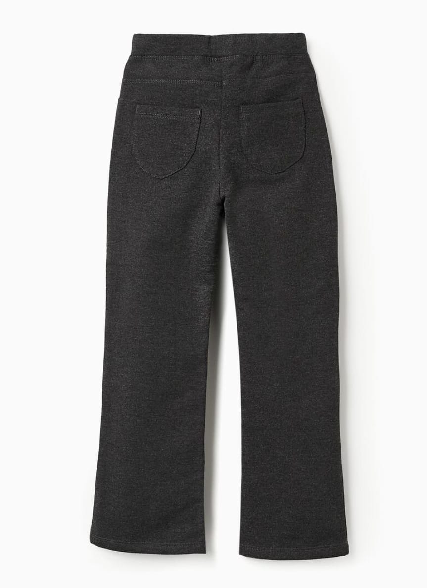 JEGGINGS ACAMPANADOS, GRIS