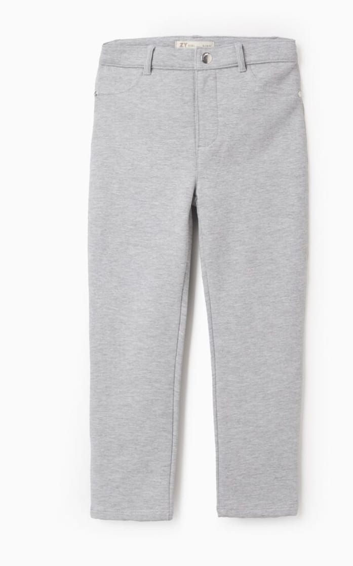 JEGGINGS PERCHADOS SKINNY, GRIS