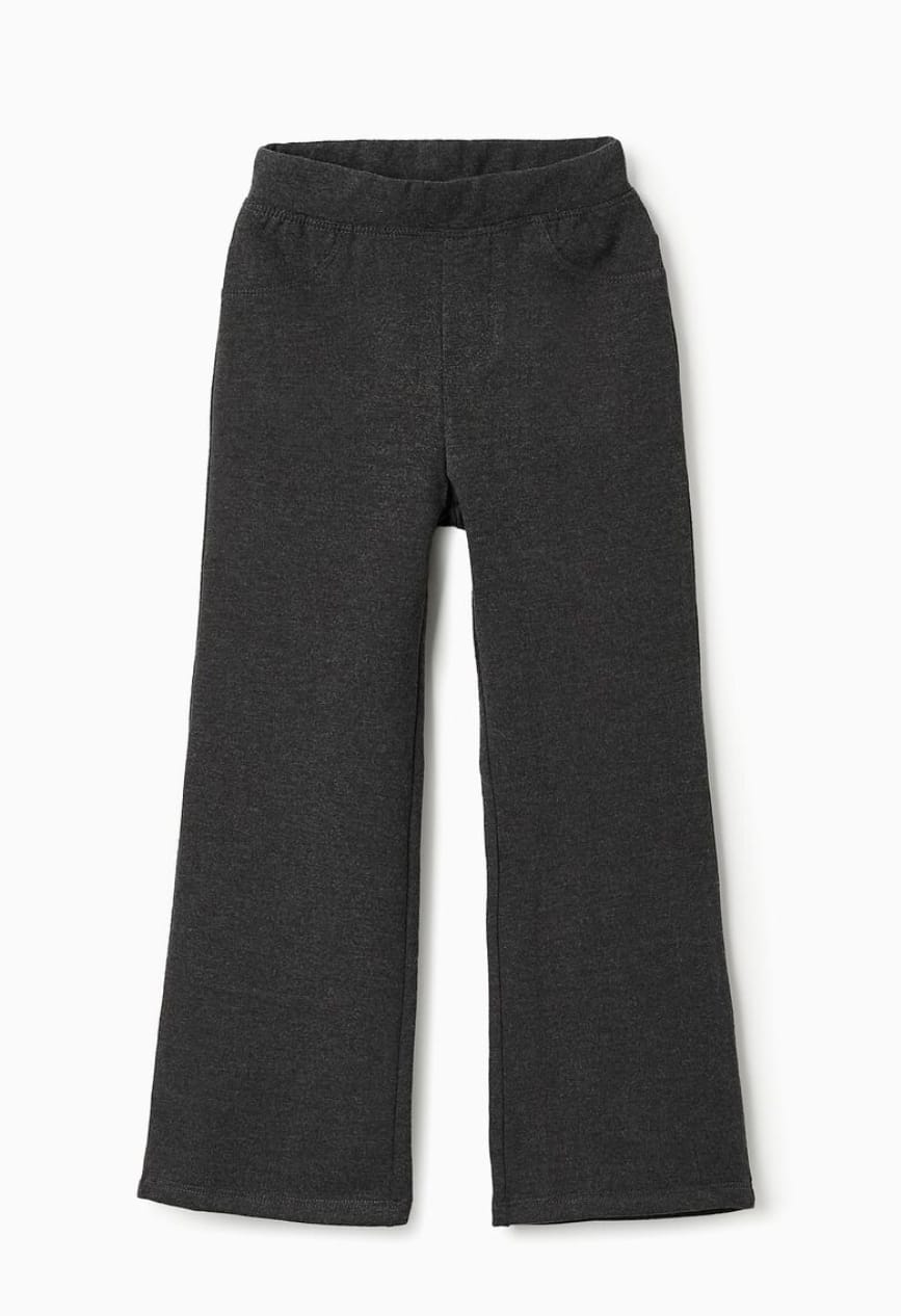 JEGGINGS ACAMPANADOS, GRIS