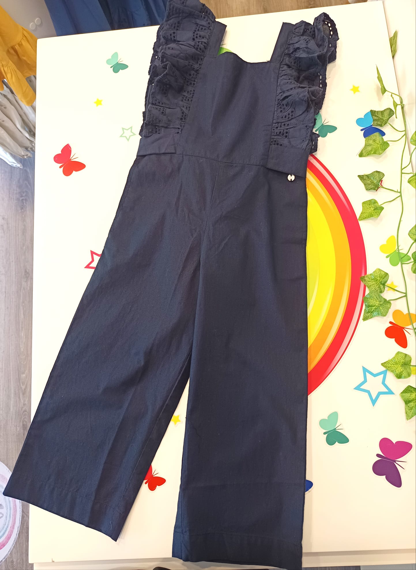 MONO POPLIN AZUL MARINO