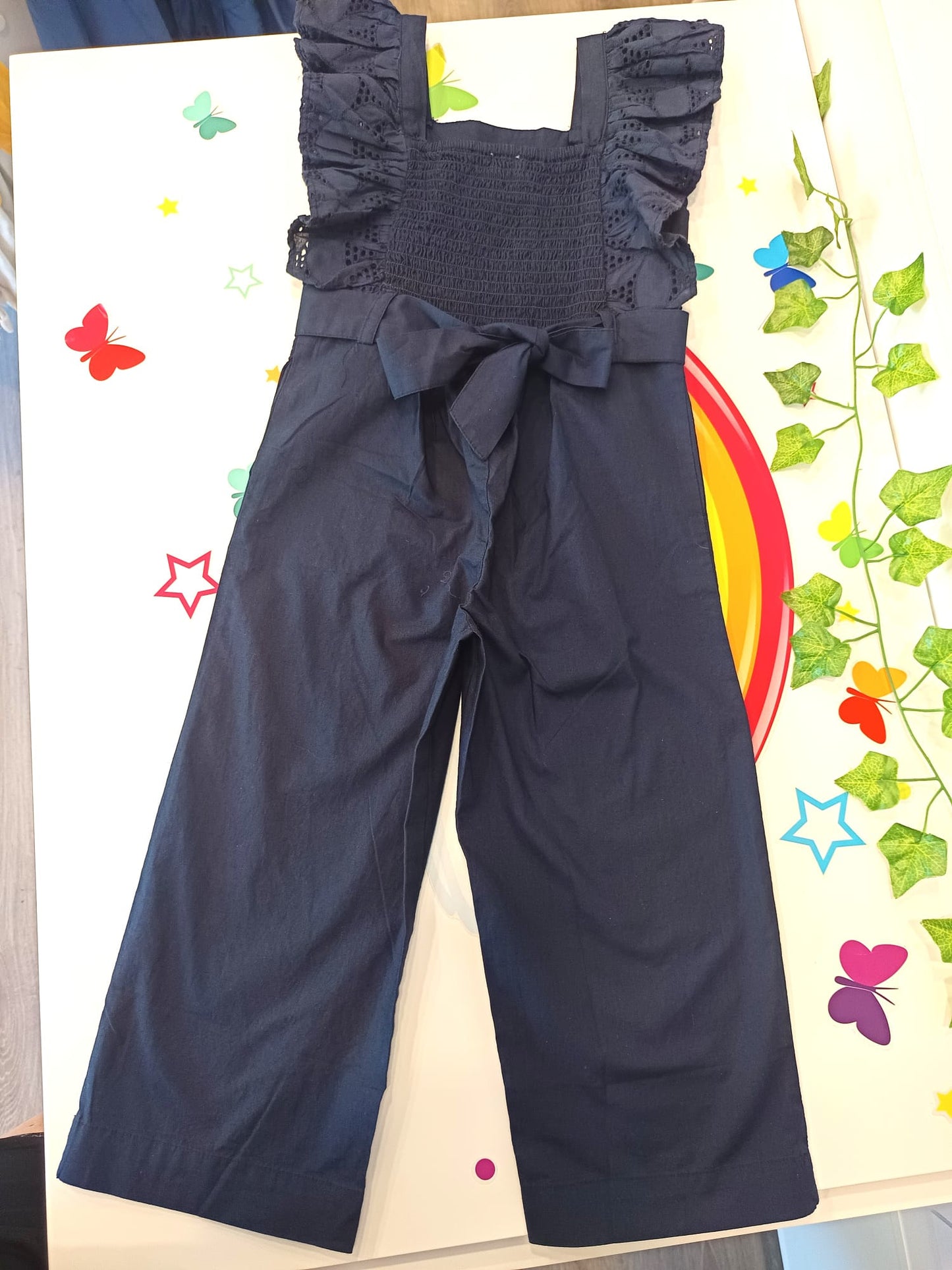 MONO POPLIN AZUL MARINO