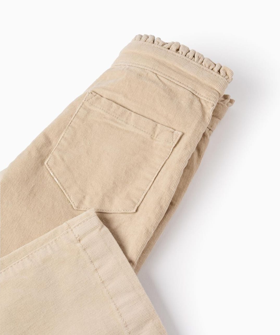 PANTALÓN DE PANA "WIDE LEG" BEIGE