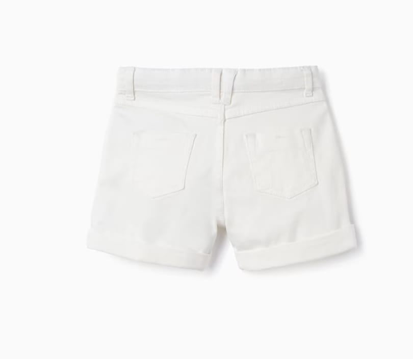 SHORT DE SARGA BLANCO