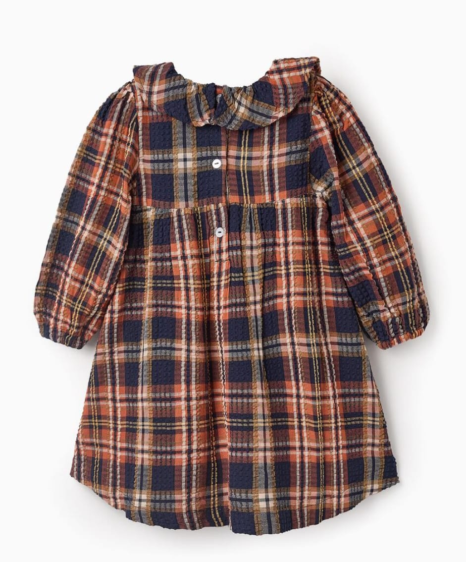 VESTIDO A CUADROS PARA BEBÉ