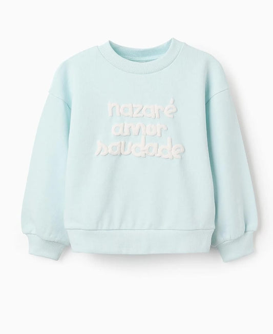 SUDADERA "NAZARÉ", AZUL CLARO