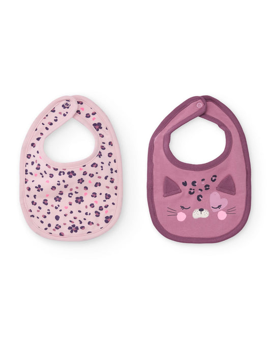 PACK 2 BABEROS GATITA