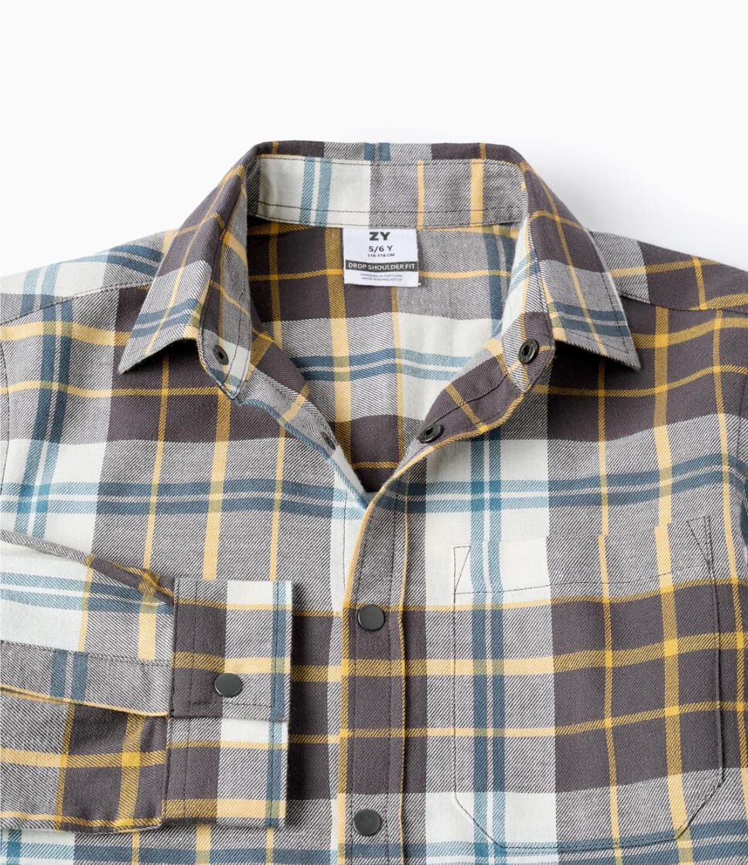 CAMISA DE FRANELA A CUADROS