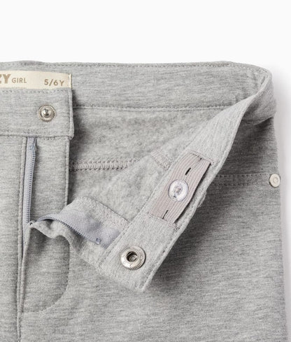 JEGGINGS PERCHADOS SKINNY, GRIS