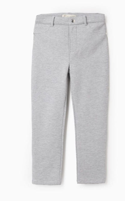 JEGGINGS PERCHADOS SKINNY, GRIS