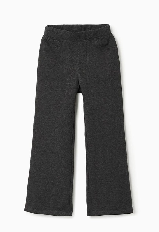 JEGGINGS ACAMPANADOS, GRIS