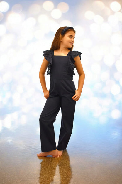 MONO POPLIN AZUL MARINO