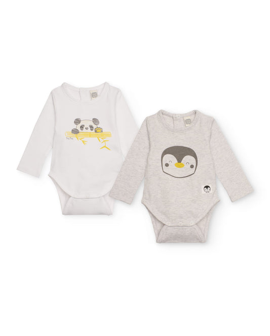 PACK 2 BODIES PANDA Y PINGÜINO