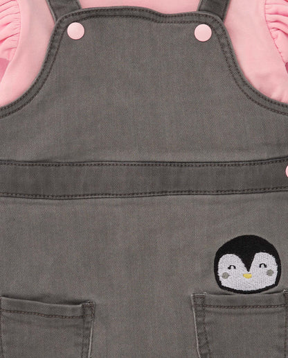 CAMISETA +PICHI PINGÜINO