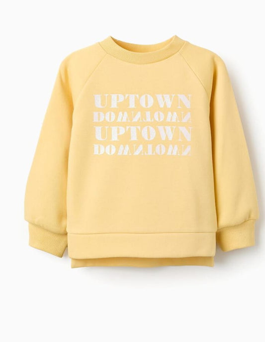 SUDADERA AMARILLA NYC